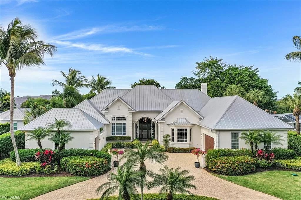 The Home in Naples is a newly renovated estate surrounded by lush tropical landscaping in the quintessential Naples neighborhood of Coquina Sands now available for sale. This home located at 1675 Murex Ln, Naples, Florida