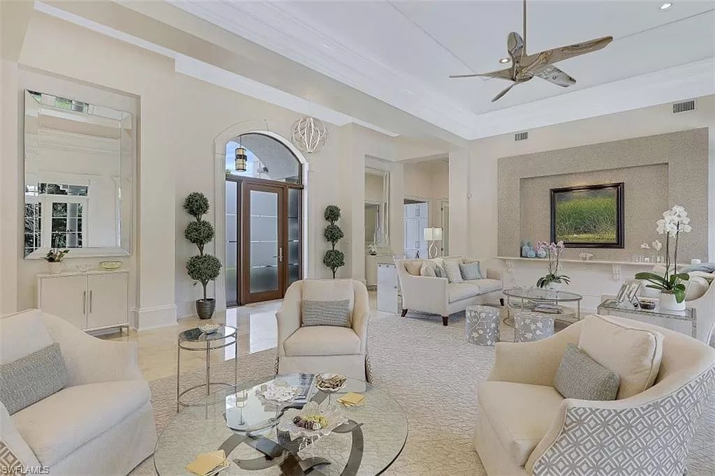 The Home in Naples is a newly renovated estate surrounded by lush tropical landscaping in the quintessential Naples neighborhood of Coquina Sands now available for sale. This home located at 1675 Murex Ln, Naples, Florida