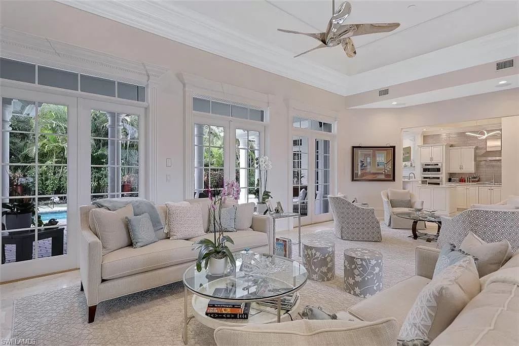 The Home in Naples is a newly renovated estate surrounded by lush tropical landscaping in the quintessential Naples neighborhood of Coquina Sands now available for sale. This home located at 1675 Murex Ln, Naples, Florida