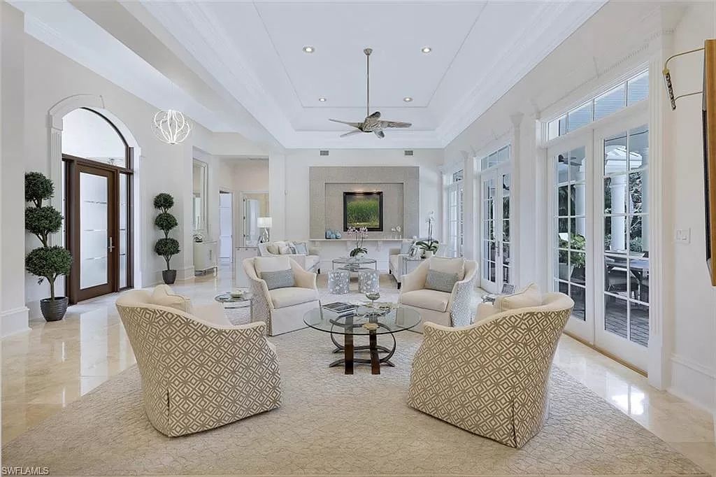 The Home in Naples is a newly renovated estate surrounded by lush tropical landscaping in the quintessential Naples neighborhood of Coquina Sands now available for sale. This home located at 1675 Murex Ln, Naples, Florida