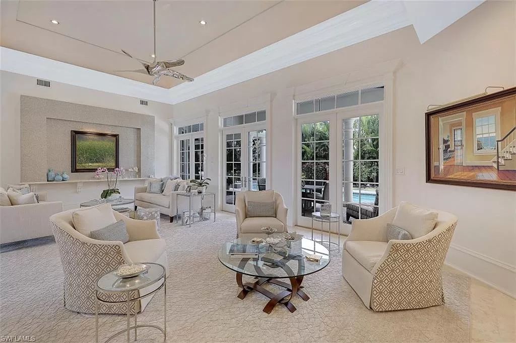 The Home in Naples is a newly renovated estate surrounded by lush tropical landscaping in the quintessential Naples neighborhood of Coquina Sands now available for sale. This home located at 1675 Murex Ln, Naples, Florida