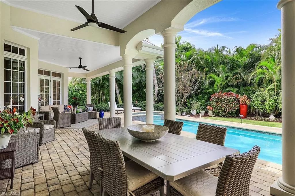 The Home in Naples is a newly renovated estate surrounded by lush tropical landscaping in the quintessential Naples neighborhood of Coquina Sands now available for sale. This home located at 1675 Murex Ln, Naples, Florida