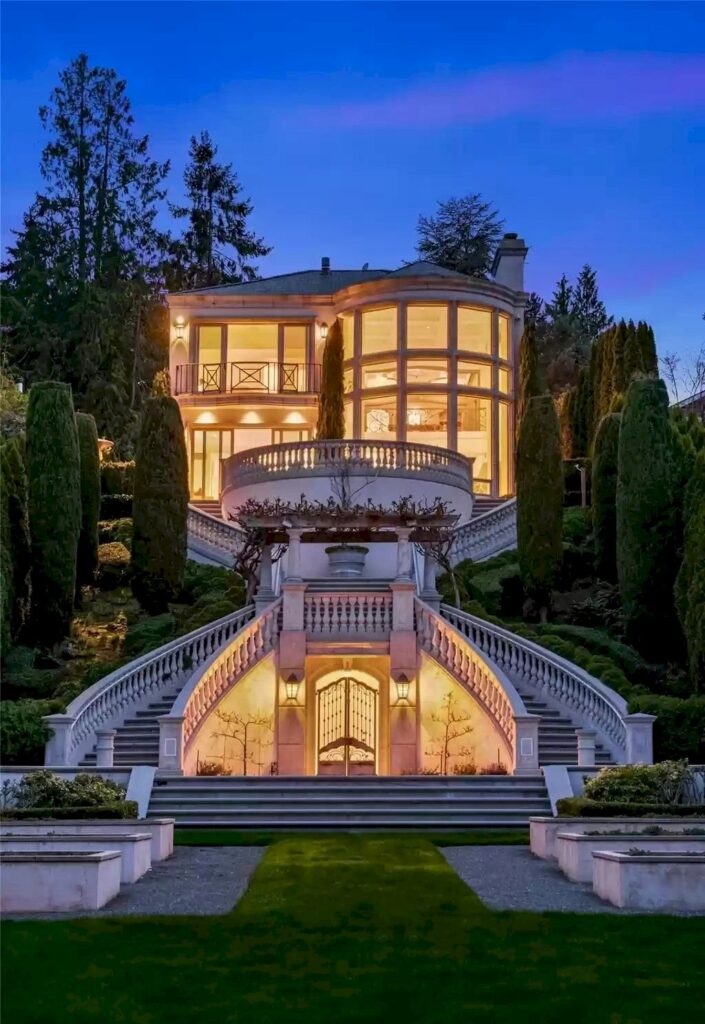 The Estate in Washington is a luxurious home with the hallmarks of grace, grandeur and privacy now available for sale. This home located at 3602 Evergreen Point Road, Medina, Washington; offering 04 bedrooms and 06 bathrooms with 6,520 square feet of living spaces.