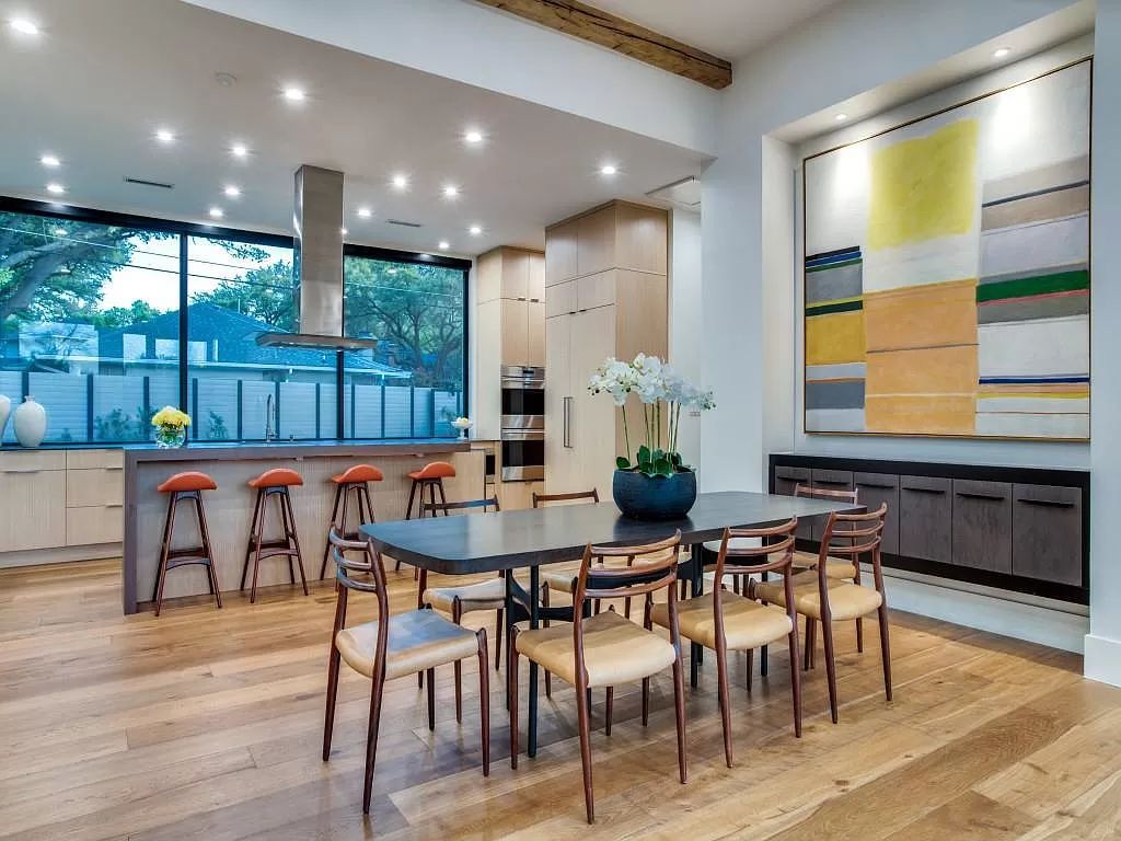 The Home in Dallas is a modern masterpiece features high-end luxury design and custom details including custom dry stacked stone, custom metal gutters, metal roof now available for sale. This home located at 5736 Stonegate Rd, Dallas, Texas