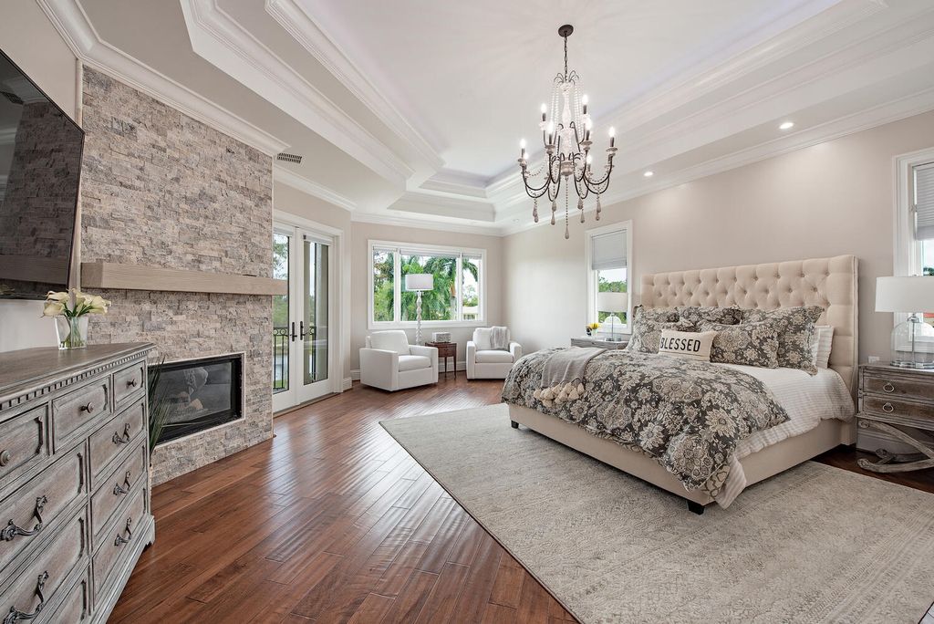 The Naples Home offers a perfect union between classically elegant architecture and contemporary finishes now available for sale. This home located at 13124 White Violet Dr, Naples, Florida