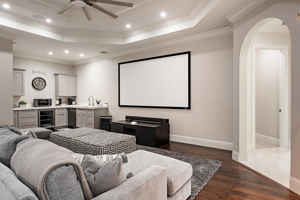 The Naples Home offers a perfect union between classically elegant architecture and contemporary finishes now available for sale. This home located at 13124 White Violet Dr, Naples, Florida