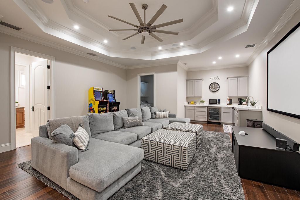 The Naples Home offers a perfect union between classically elegant architecture and contemporary finishes now available for sale. This home located at 13124 White Violet Dr, Naples, Florida