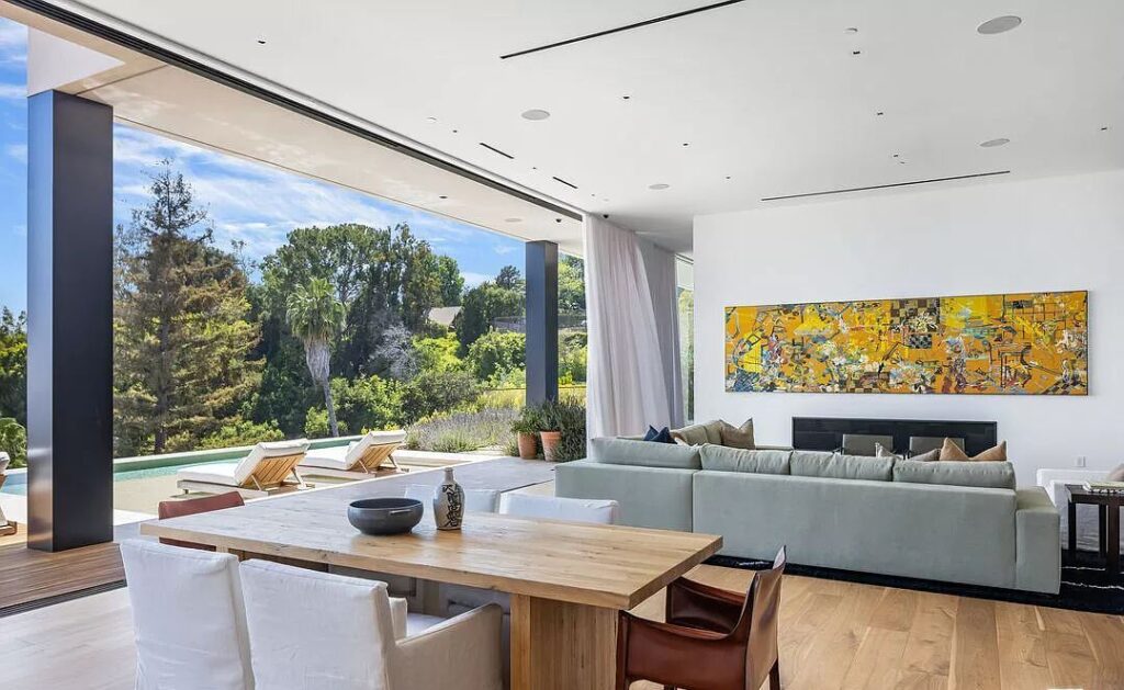 The Bel Air Mansion is a recently completed 15,000 sf contemporary masterpiece with soaring ceilings throughout, state-of-the-art amenities now available for sale. This home located at 755 Sarbonne Rd, Los Angeles, California