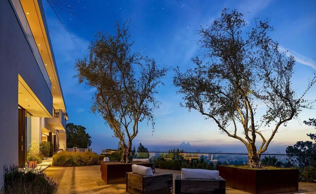 The Bel Air Mansion is a recently completed 15,000 sf contemporary masterpiece with soaring ceilings throughout, state-of-the-art amenities now available for sale. This home located at 755 Sarbonne Rd, Los Angeles, California