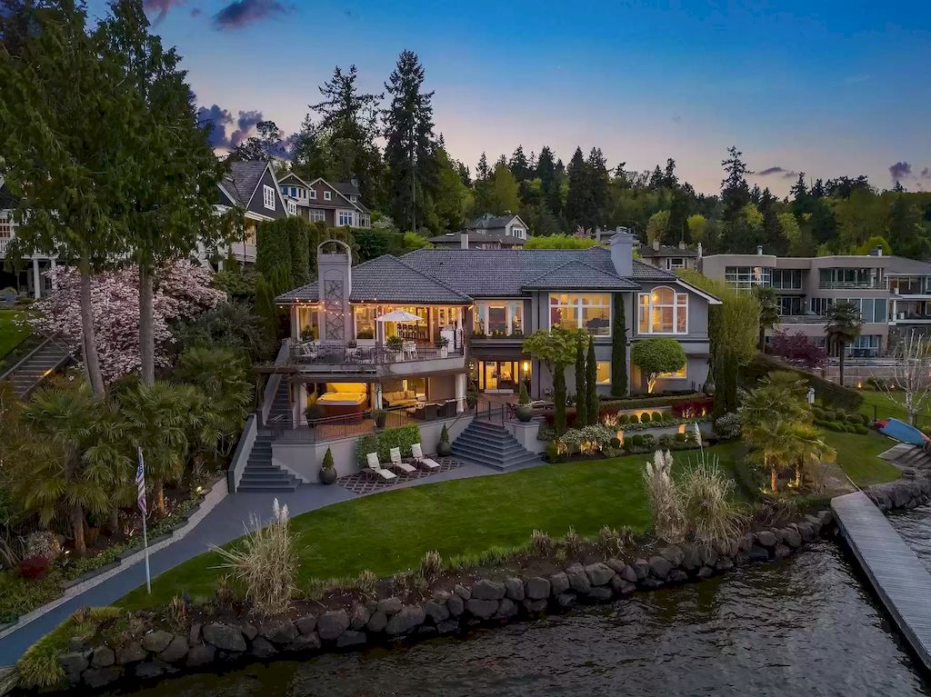 The Estate in Washington is a luxurious home highly curated landscape with an easy effort to the lake now available for sale. This home located at 8900 N Mercer Way, Mercer Island, Washington; offering 04 bedrooms and 05 bathrooms with 5,953 square feet of living spaces. 
