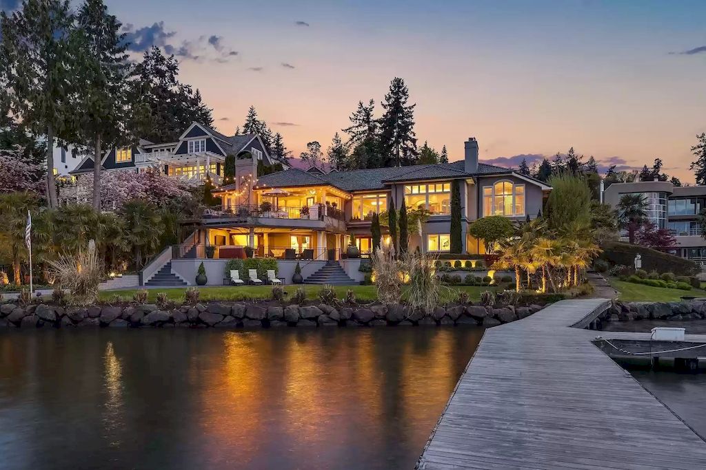 The Estate in Washington is a luxurious home highly curated landscape with an easy effort to the lake now available for sale. This home located at 8900 N Mercer Way, Mercer Island, Washington; offering 04 bedrooms and 05 bathrooms with 5,953 square feet of living spaces. 