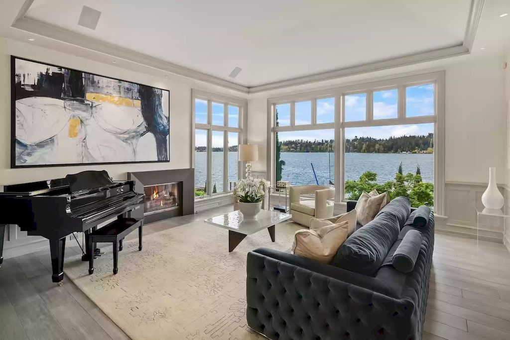 The Estate in Washington is a luxurious home highly curated landscape with an easy effort to the lake now available for sale. This home located at 8900 N Mercer Way, Mercer Island, Washington; offering 04 bedrooms and 05 bathrooms with 5,953 square feet of living spaces. 