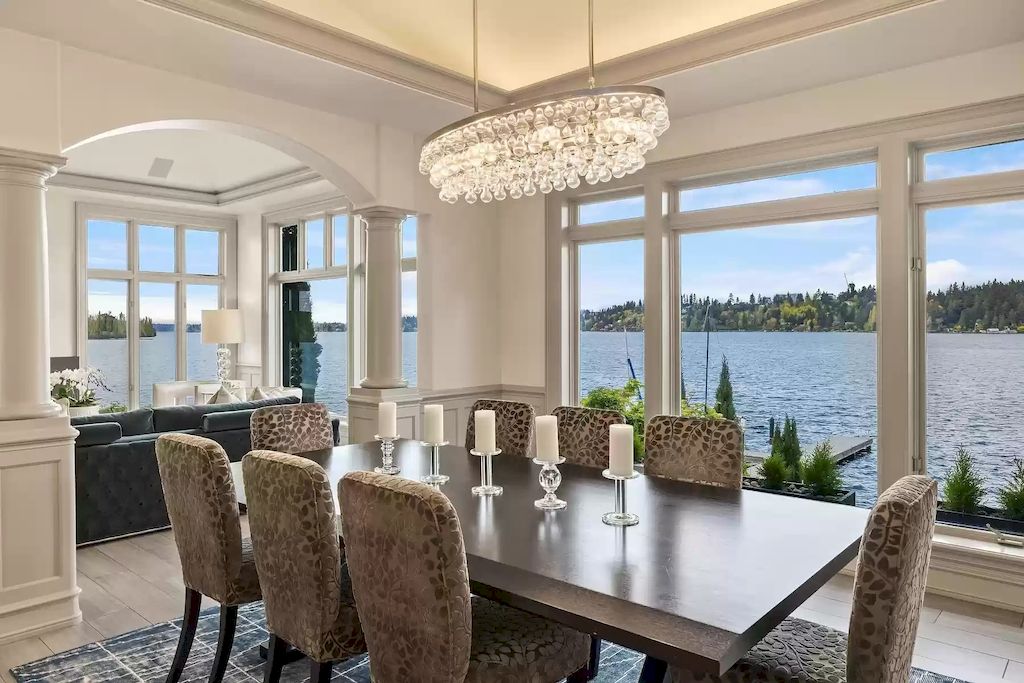 The Estate in Washington is a luxurious home highly curated landscape with an easy effort to the lake now available for sale. This home located at 8900 N Mercer Way, Mercer Island, Washington; offering 04 bedrooms and 05 bathrooms with 5,953 square feet of living spaces. 