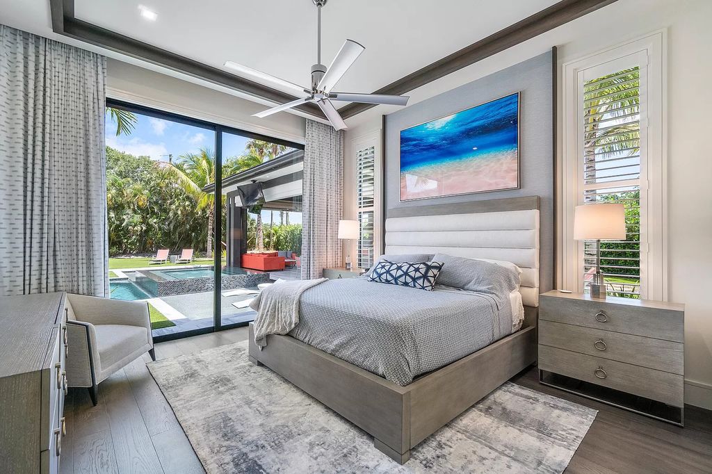 The Home in Delray Beach is a striking custom-built estate with the grand open concept, luxury finishes and modern architectural millwork now available for sale. This home located at 5526 Vintage Oaks Ter, Delray Beach, Florida