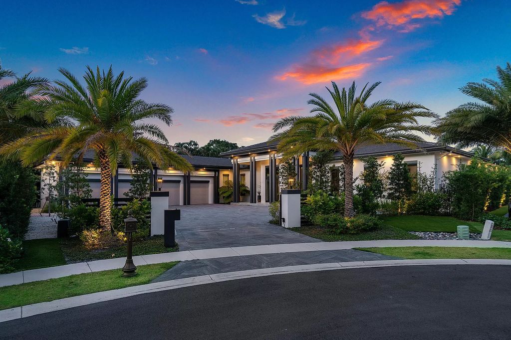The Home in Delray Beach is a striking custom-built estate with the grand open concept, luxury finishes and modern architectural millwork now available for sale. This home located at 5526 Vintage Oaks Ter, Delray Beach, Florida