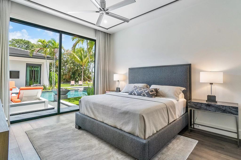 The Home in Delray Beach is a striking custom-built estate with the grand open concept, luxury finishes and modern architectural millwork now available for sale. This home located at 5526 Vintage Oaks Ter, Delray Beach, Florida
