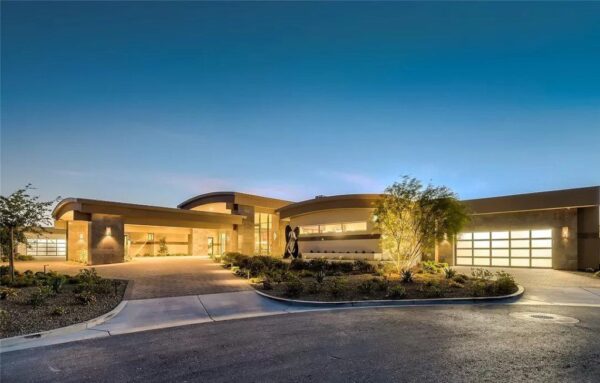 Extraordinary Estate Crowns the Mountains of Henderson with Commanding Views of the Las Vegas Strip for $19,500,000