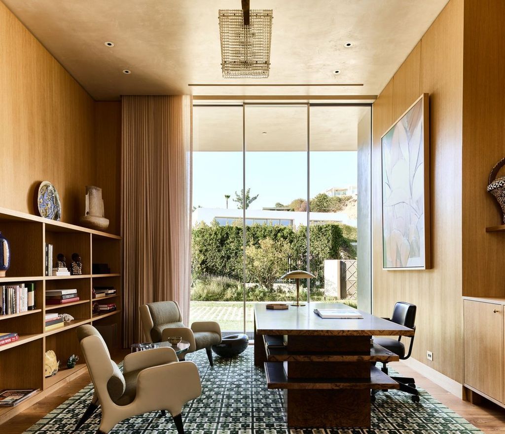 The Mansion in Los Angeles is a contemporary masterpiece with impressive views, inspired design, and a serenely secluded location with gated access now available for sale. This home located at 335 Trousdale Pl, Beverly Hills, California