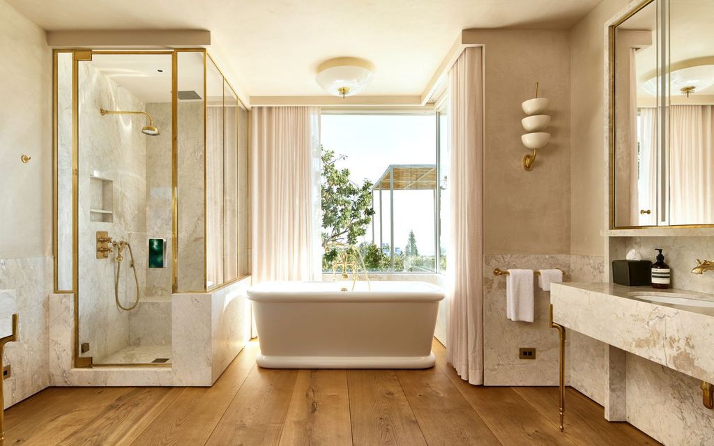 The Mansion in Los Angeles is a contemporary masterpiece with impressive views, inspired design, and a serenely secluded location with gated access now available for sale. This home located at 335 Trousdale Pl, Beverly Hills, California