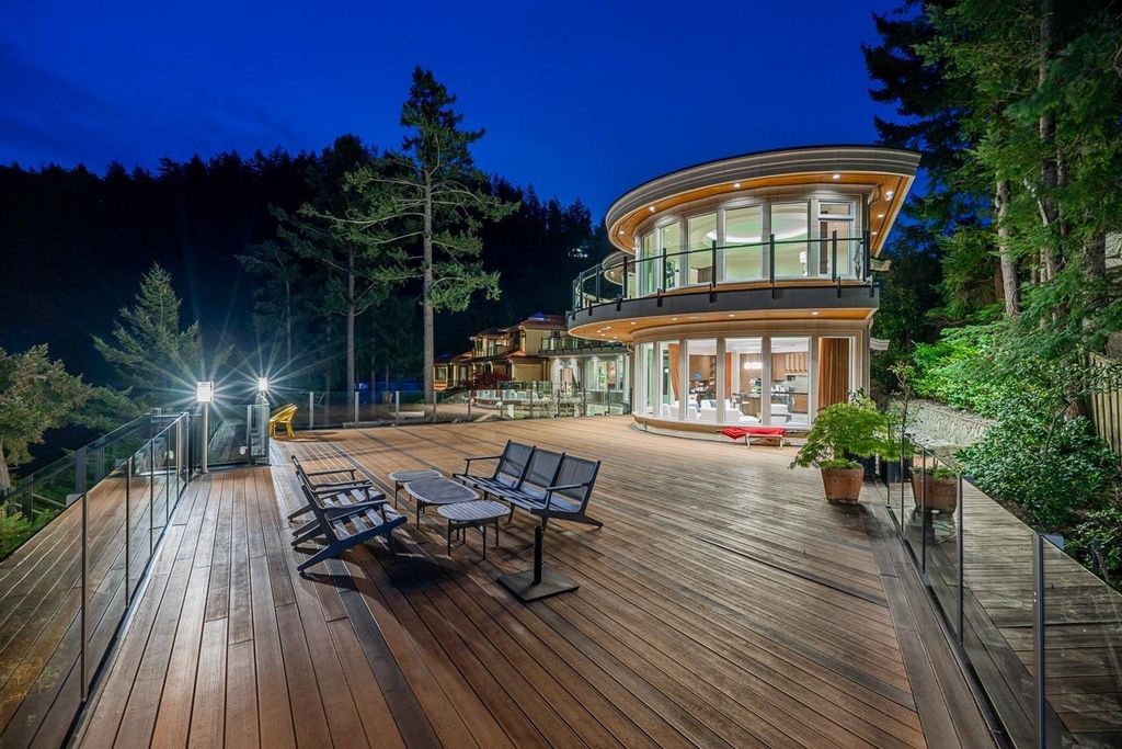 The Estate in West Vancouver is a luxurious home with stunning ocean views, now available for sale. This home located at 6935 Isleview Rd, West Vancouver, BC V7W 2L1, Canada