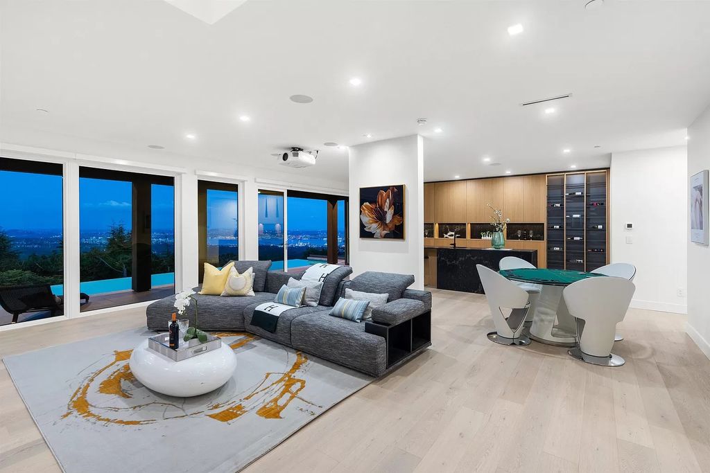 The Residence in West Vancouver offer living spaces that are equally dynamic & cozy, now available for sale. This home located at 550 Craigmohr Dr, West Vancouver, BC V7S 1W9, Canada