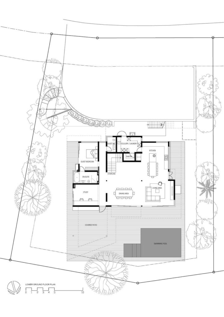 Pambathi Lane House in KwaZulu Natal by Metropole Architects 31