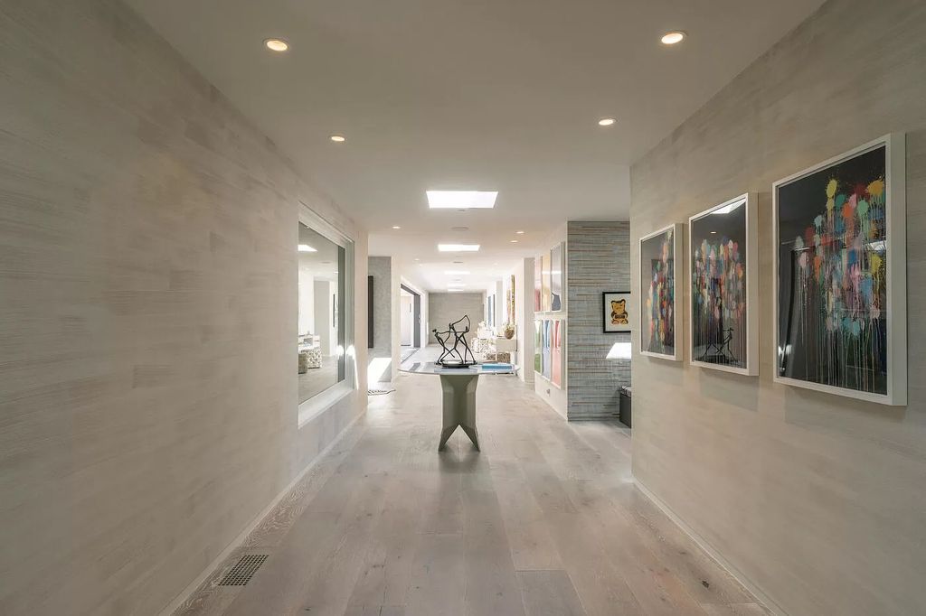 The Home in Santa Barbara is a stunning modern estate with newly constructed pool and spa, tennis court wit pavilion, vegetable gardens, firepit, stunning mountain, ocean and golf-course views now available for sale. This home located at 1850 Jelinda Dr, Santa Barbara, California