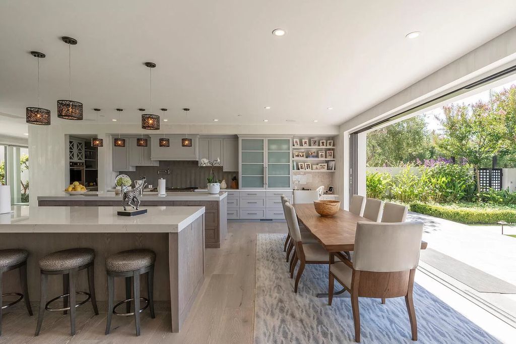 The Home in Santa Barbara is a stunning modern estate with newly constructed pool and spa, tennis court wit pavilion, vegetable gardens, firepit, stunning mountain, ocean and golf-course views now available for sale. This home located at 1850 Jelinda Dr, Santa Barbara, California