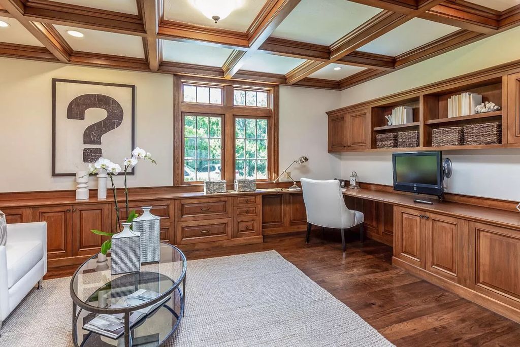 The Home in Atherton is a prestigious estate are the beautifully landscaped grounds with the ultimate privacy down a long, gated driveway now available for sale. This home located at 23 Belbrook Way, Atherton, California