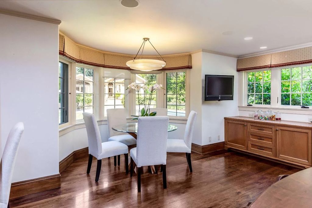 The Home in Atherton is a prestigious estate are the beautifully landscaped grounds with the ultimate privacy down a long, gated driveway now available for sale. This home located at 23 Belbrook Way, Atherton, California