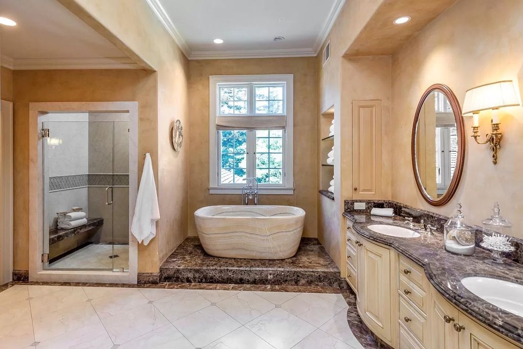The Home in Atherton is a prestigious estate are the beautifully landscaped grounds with the ultimate privacy down a long, gated driveway now available for sale. This home located at 23 Belbrook Way, Atherton, California