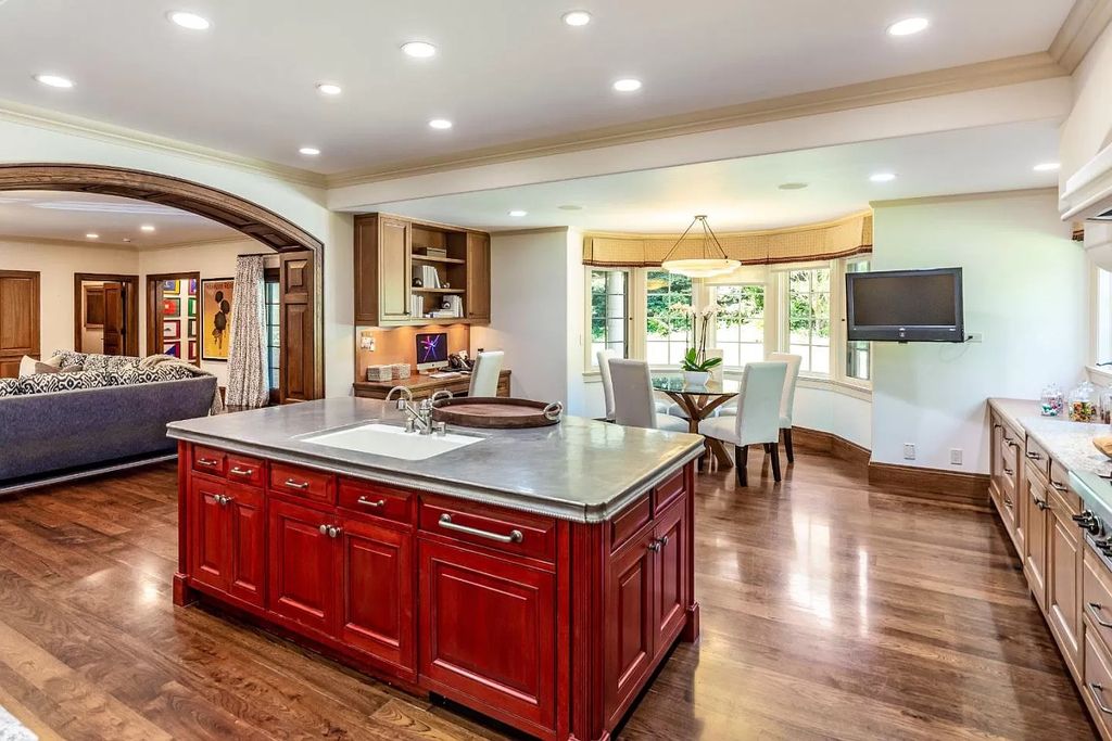 The Home in Atherton is a prestigious estate are the beautifully landscaped grounds with the ultimate privacy down a long, gated driveway now available for sale. This home located at 23 Belbrook Way, Atherton, California
