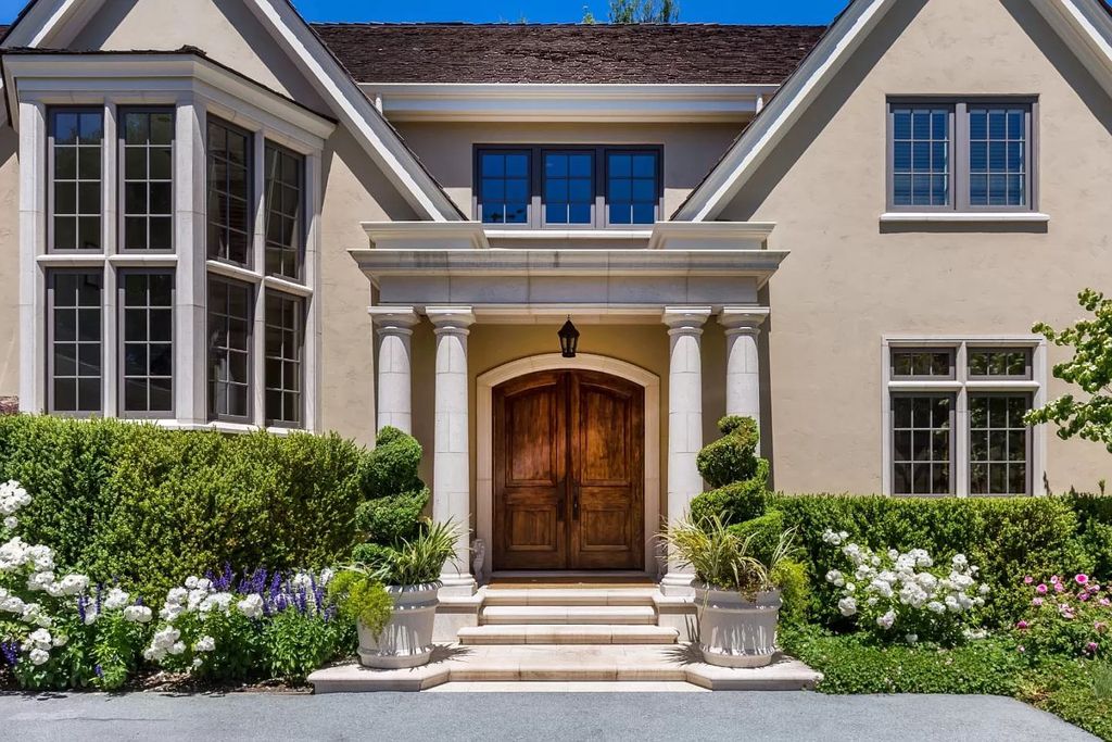 The Home in Atherton is a prestigious estate are the beautifully landscaped grounds with the ultimate privacy down a long, gated driveway now available for sale. This home located at 23 Belbrook Way, Atherton, California