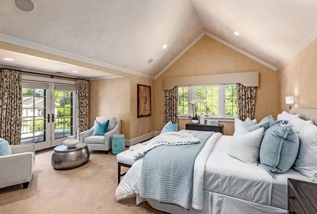 The Home in Atherton is a prestigious estate are the beautifully landscaped grounds with the ultimate privacy down a long, gated driveway now available for sale. This home located at 23 Belbrook Way, Atherton, California
