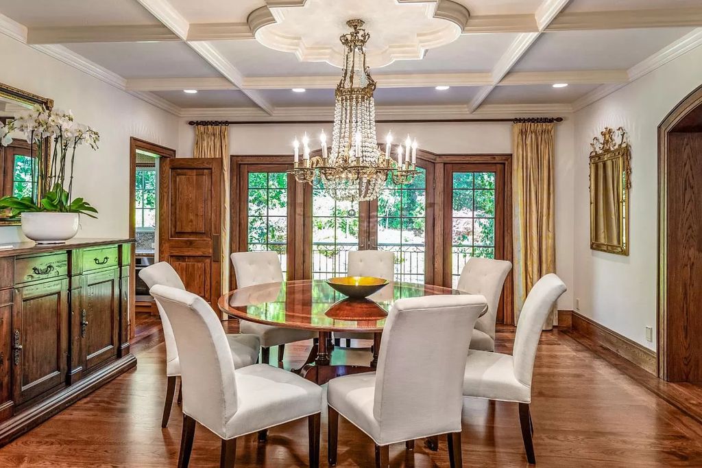 The Home in Atherton is a prestigious estate are the beautifully landscaped grounds with the ultimate privacy down a long, gated driveway now available for sale. This home located at 23 Belbrook Way, Atherton, California