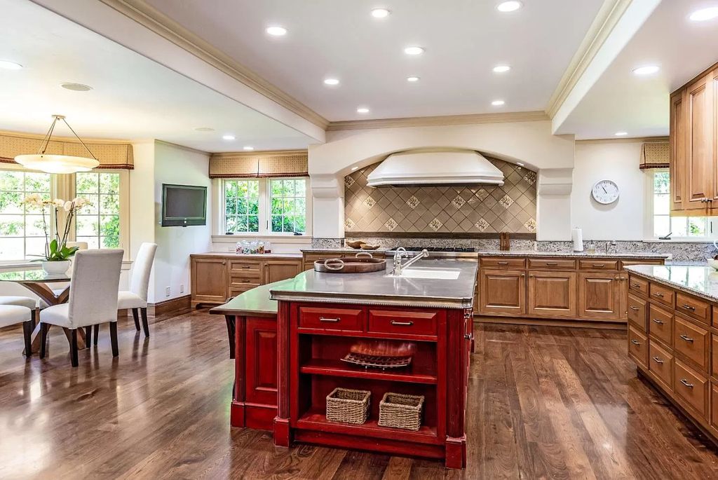 The Home in Atherton is a prestigious estate are the beautifully landscaped grounds with the ultimate privacy down a long, gated driveway now available for sale. This home located at 23 Belbrook Way, Atherton, California