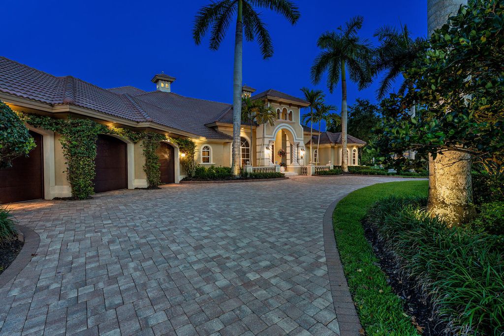 The Home in Naples is an exceptional custom home unlike any other in Watercrest with resort style outdoor area now available for sale. This home located at 2350 Cheshire Ln, Naples, Florida