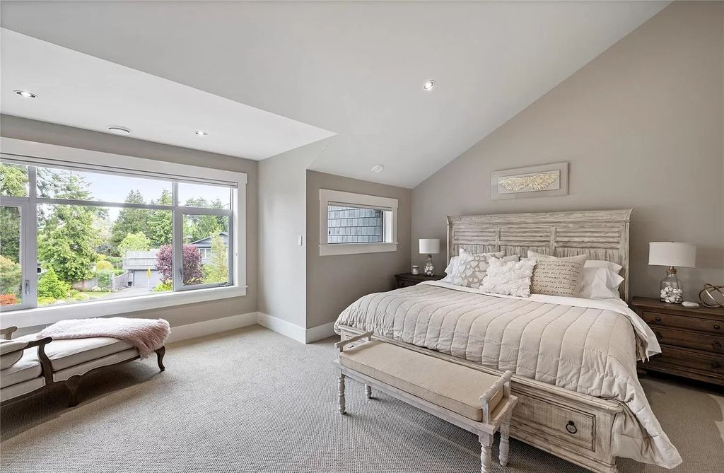 The Home in Parksville is majestically set on 0.64 of an acre with a private path that leads to the beach living space below, now available for sale. This home located at 798 Fairwind Ave, Parksville, BC V9P 1B2, Canada