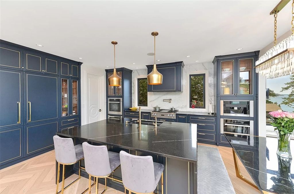 The Estate in Saanich offers the amazing view of the ocean and mountain ranges, now available for sale. This home located at 4823 Major Rd, Saanich, BC V8Y 2L8, Canada