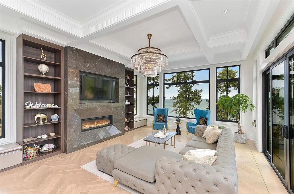 The Estate in Saanich offers the amazing view of the ocean and mountain ranges, now available for sale. This home located at 4823 Major Rd, Saanich, BC V8Y 2L8, Canada