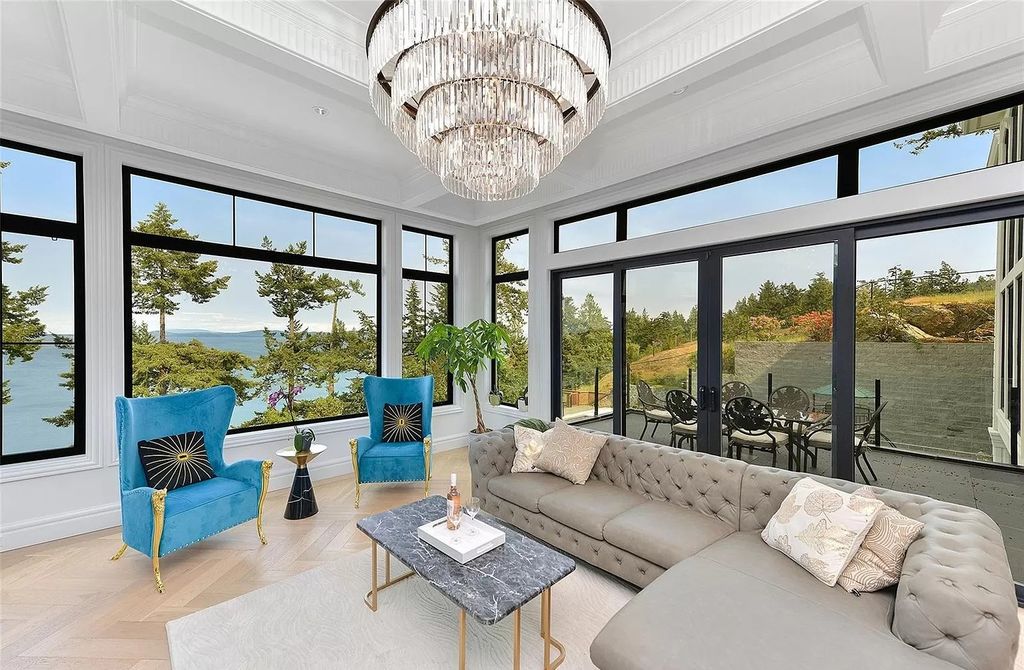 The Estate in Saanich offers the amazing view of the ocean and mountain ranges, now available for sale. This home located at 4823 Major Rd, Saanich, BC V8Y 2L8, Canada