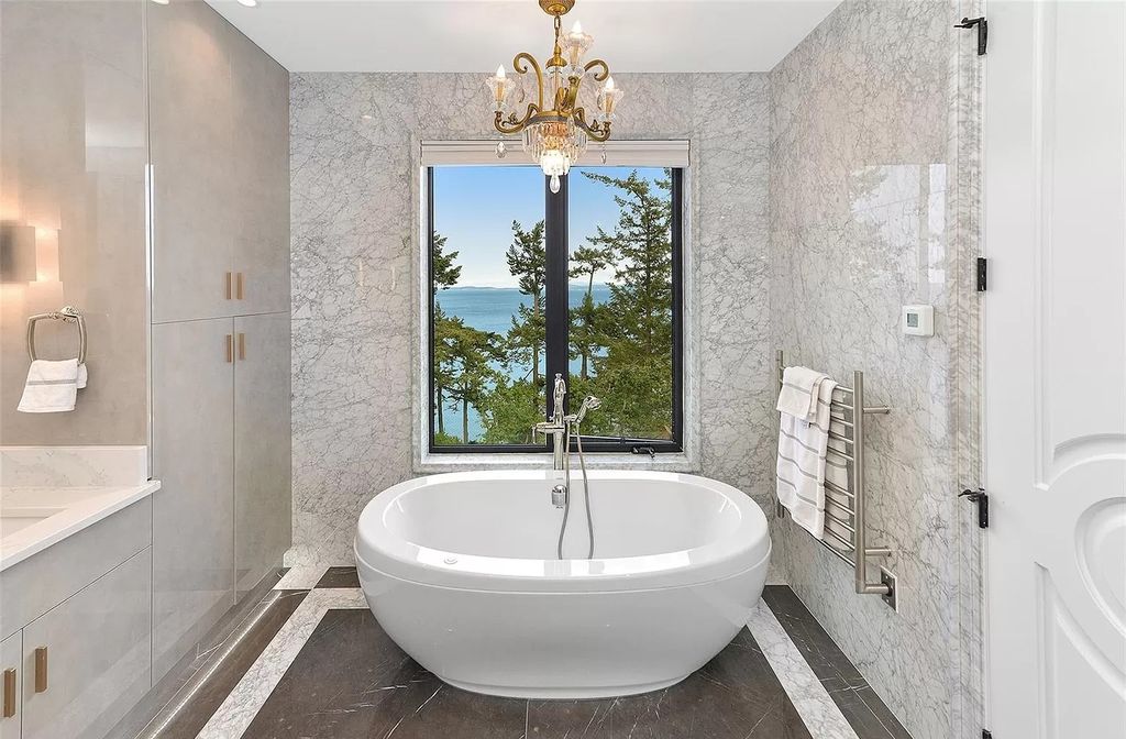 The Estate in Saanich offers the amazing view of the ocean and mountain ranges, now available for sale. This home located at 4823 Major Rd, Saanich, BC V8Y 2L8, Canada