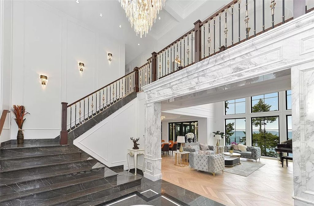 The Estate in Saanich offers the amazing view of the ocean and mountain ranges, now available for sale. This home located at 4823 Major Rd, Saanich, BC V8Y 2L8, Canada