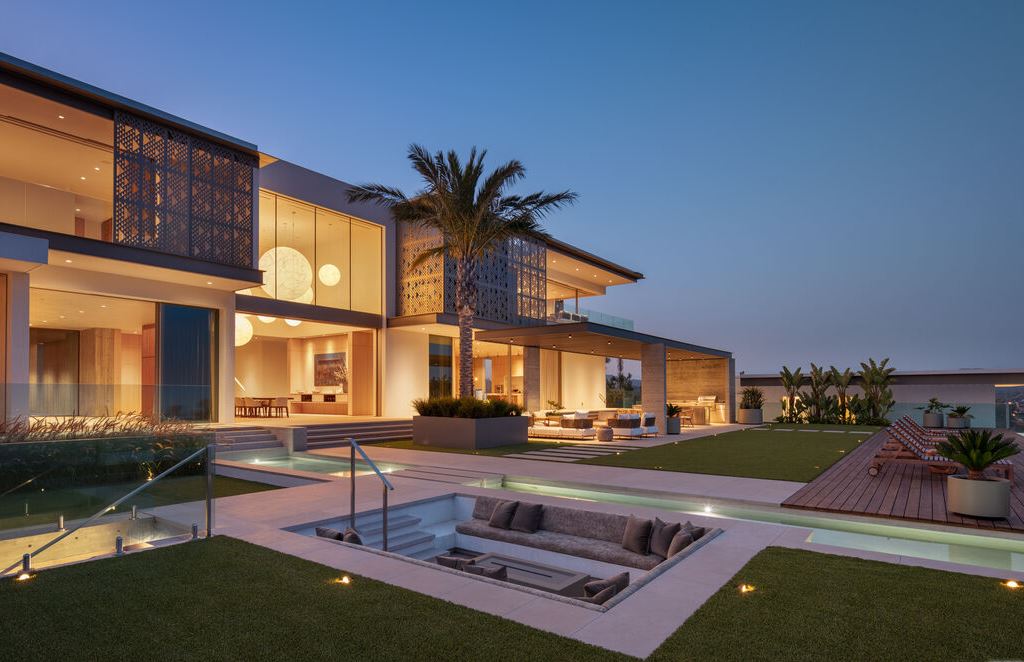 The Los Angeles Mansion is an architectural triumph that redefines luxury living in the world's most prestigious location with the best views in LA now available for sale. This home located at 10721 Stradella Ct, Los Angeles, California