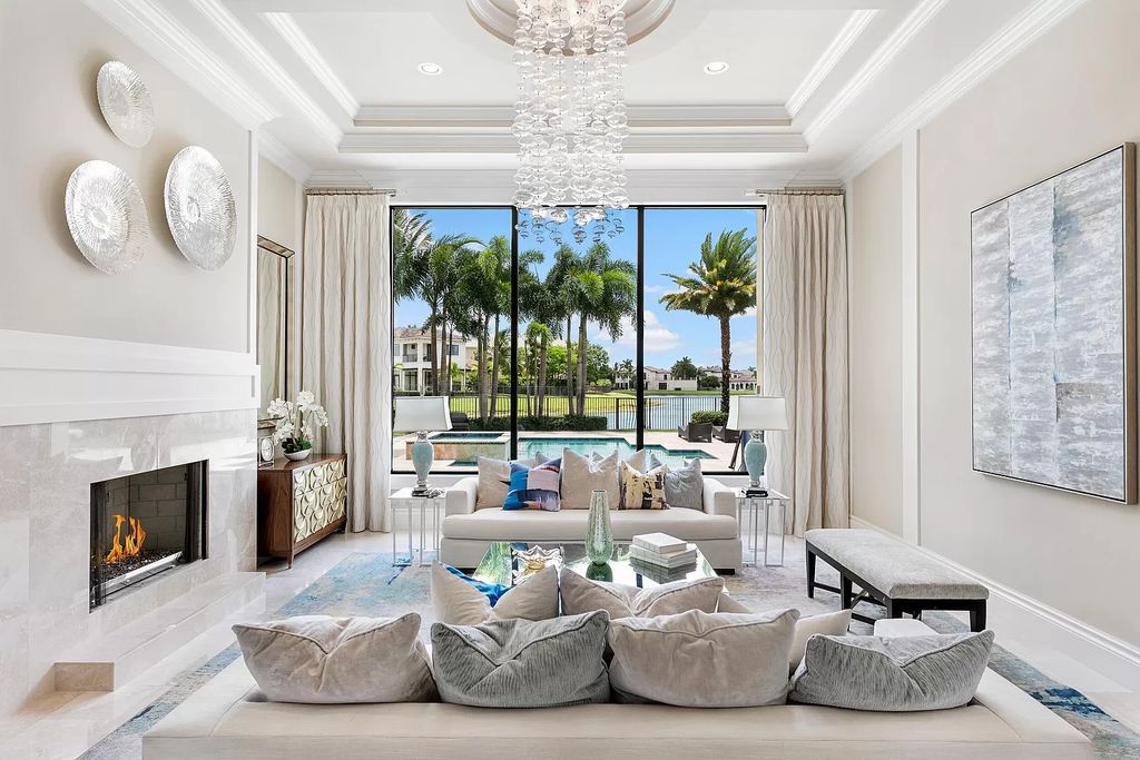 The Home in Boca Raton, a beautifully elegant estate in the prestigious Grand Lake Estates section of The Oaks combining sophistication and functional elegance is now available for sale. This home located at 17518 Grand Este Way, Boca Raton, Florida