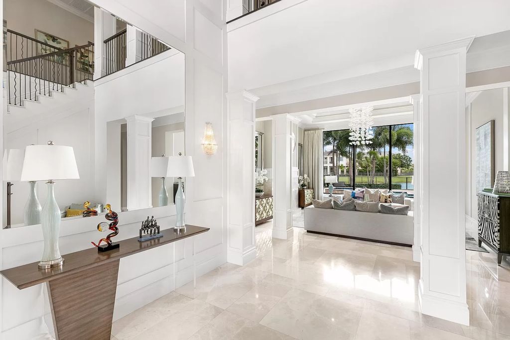 The Home in Boca Raton, a beautifully elegant estate in the prestigious Grand Lake Estates section of The Oaks combining sophistication and functional elegance is now available for sale. This home located at 17518 Grand Este Way, Boca Raton, Florida