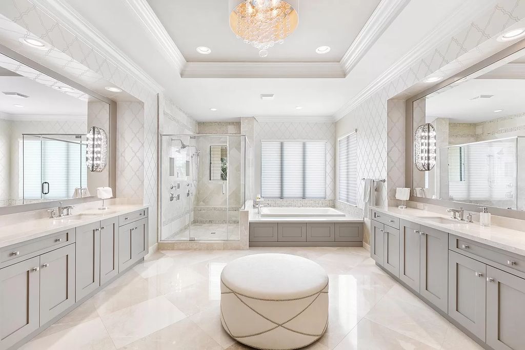 The Home in Boca Raton, a beautifully elegant estate in the prestigious Grand Lake Estates section of The Oaks combining sophistication and functional elegance is now available for sale. This home located at 17518 Grand Este Way, Boca Raton, Florida