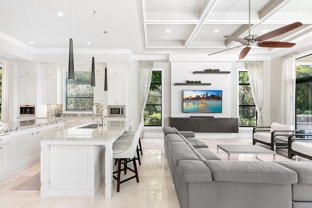 The Home in Boca Raton, a beautifully elegant estate in the prestigious Grand Lake Estates section of The Oaks combining sophistication and functional elegance is now available for sale. This home located at 17518 Grand Este Way, Boca Raton, Florida