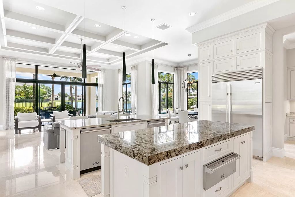 The Home in Boca Raton, a beautifully elegant estate in the prestigious Grand Lake Estates section of The Oaks combining sophistication and functional elegance is now available for sale. This home located at 17518 Grand Este Way, Boca Raton, Florida
