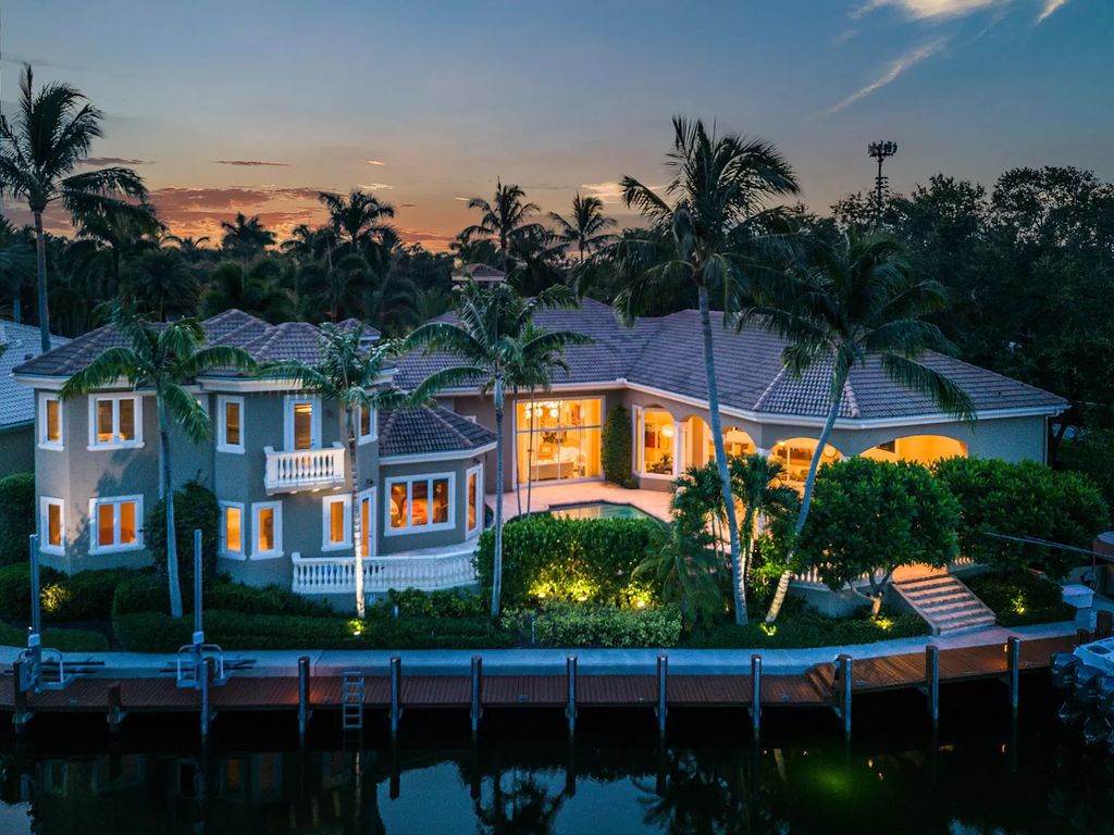 The Property in North Palm Beach, an ocean accessible estate boasts a grandeur yet exclusive lifestyle in one of North Palm Beach County's finest deep water private gated community is now available for sale. This home located at 768 Harbour Isles Way, North Palm Beach, Florida 